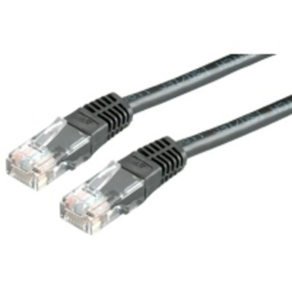 Patch cable RJ-45 S/FTP Cat6 black 3m