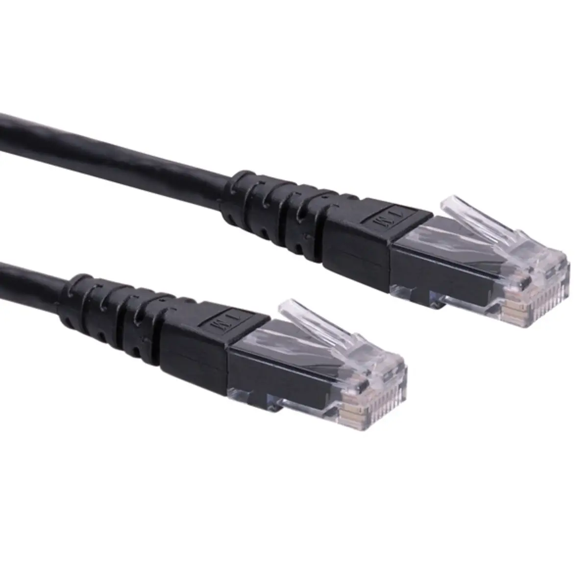 Patchkabel RJ-45 U/UTP Cat6 Schwarz 2m