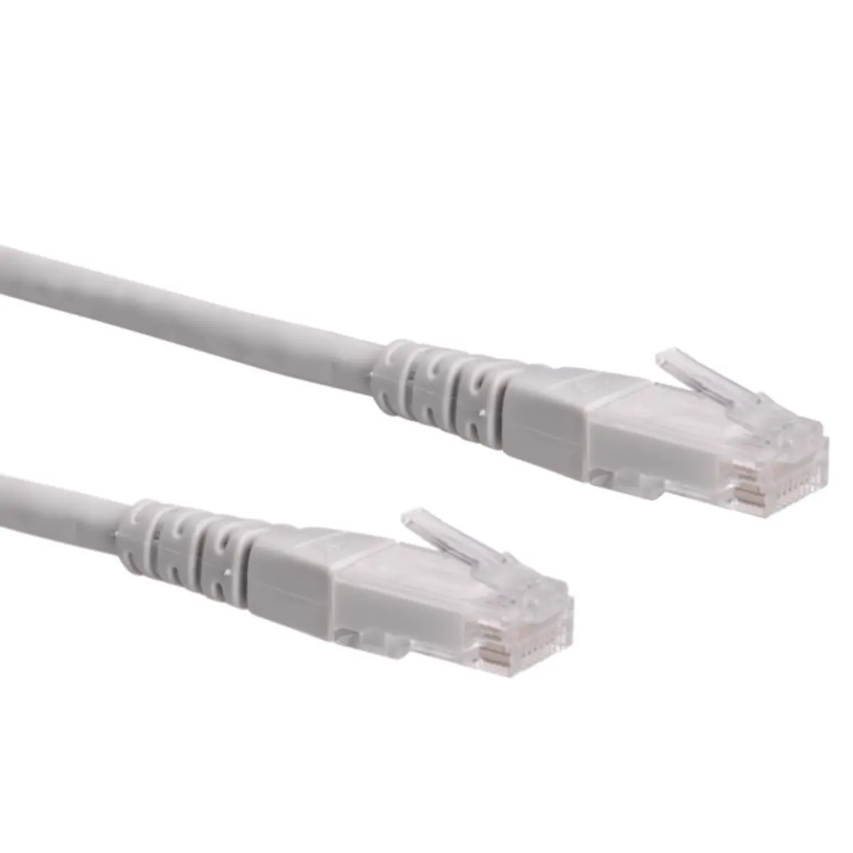 Patch cable RJ-45 U/UTP Cat6 grey 1m