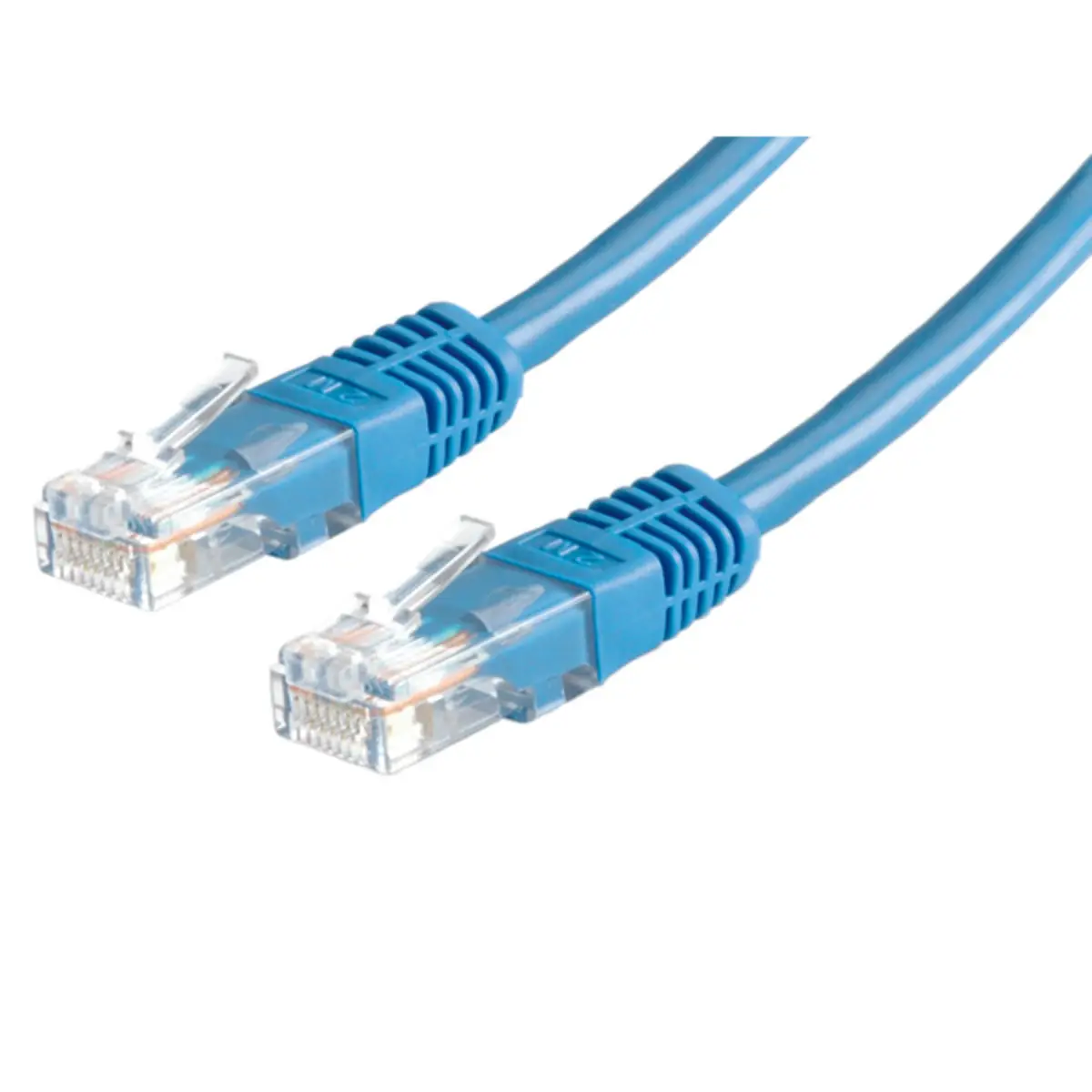 Patch cable RJ-45 U/UTP Cat5e blue 0,5m
