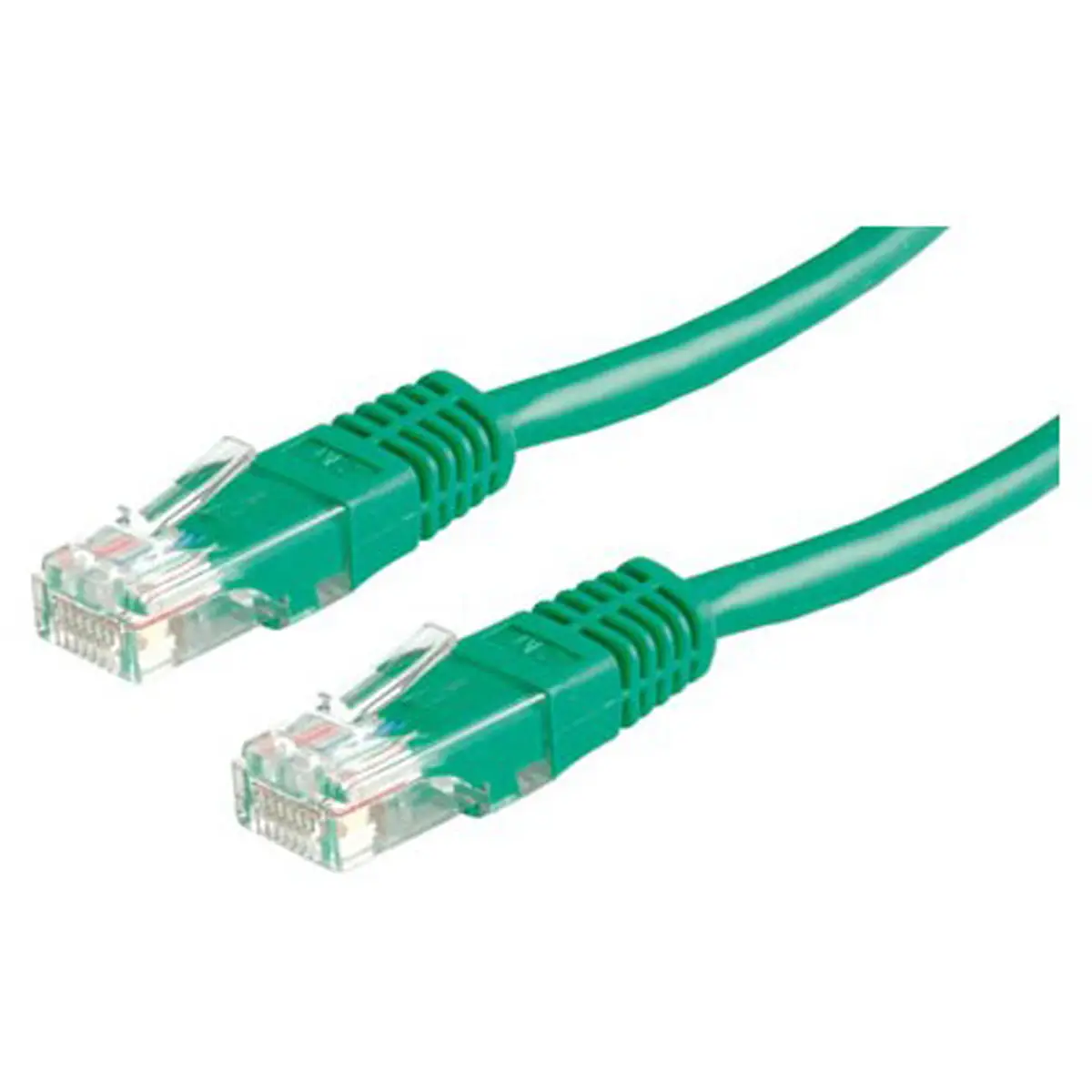 Patch cable RJ-45 U/UTP Cat5e green 0,5m