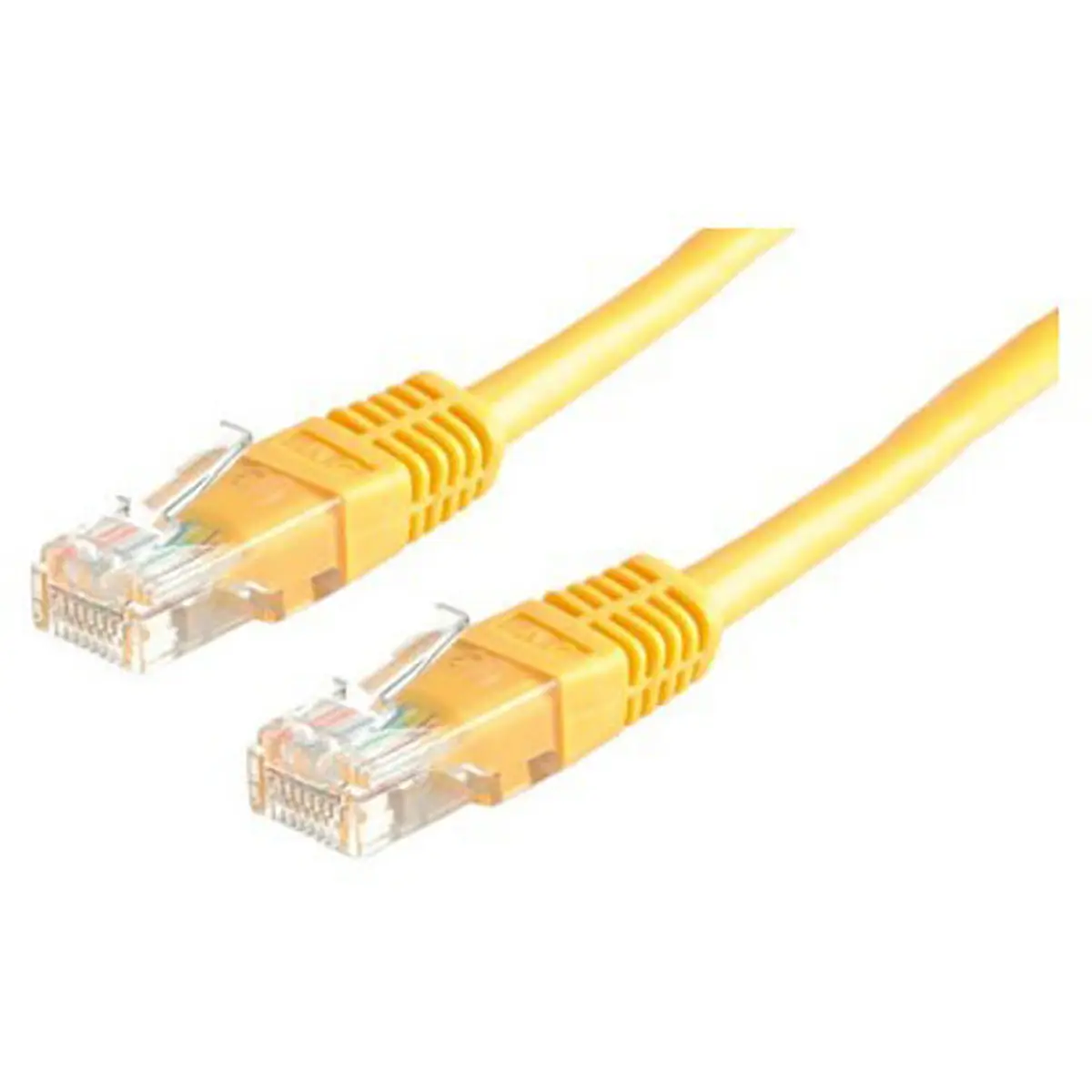 Patch cable RJ-45 U/UTP Cat5e yellow 0,5m