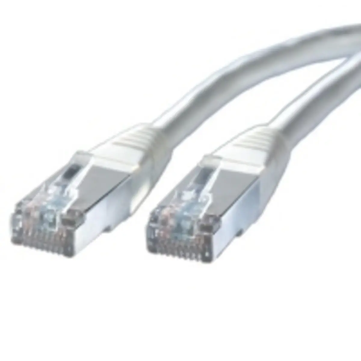 Patch cable RJ-45 S/FTP Cat5e grey 0,5m