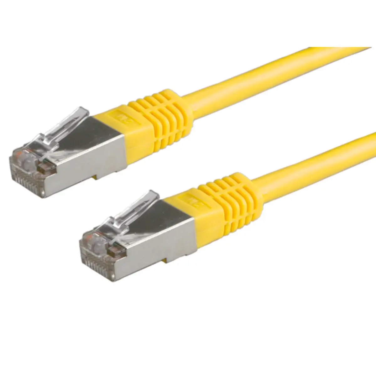 Patch cable RJ-45 U/FTP Cat5e yellow 1m