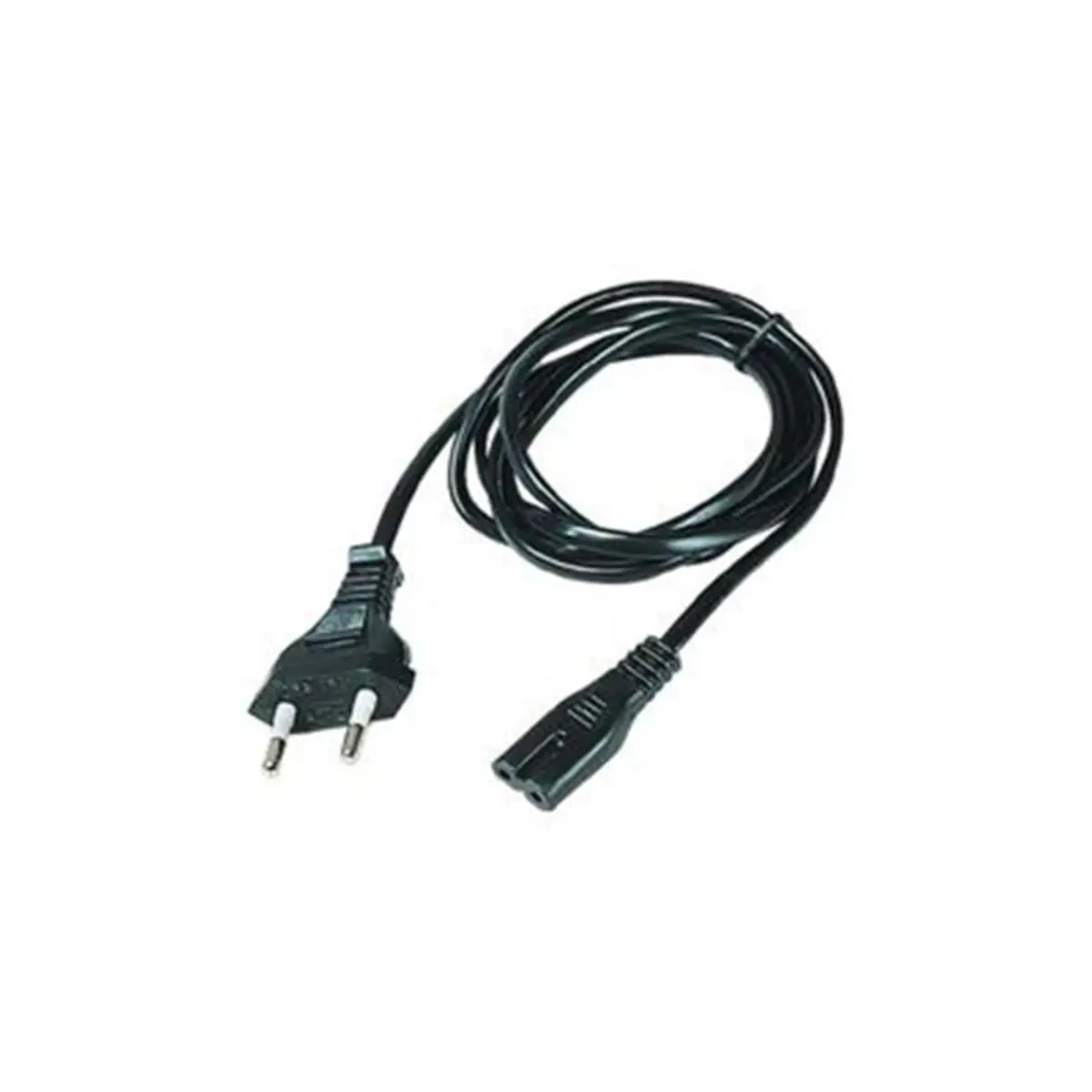 Netzkabel Euro-St./2-Pol-Bu schwarz 1,8m