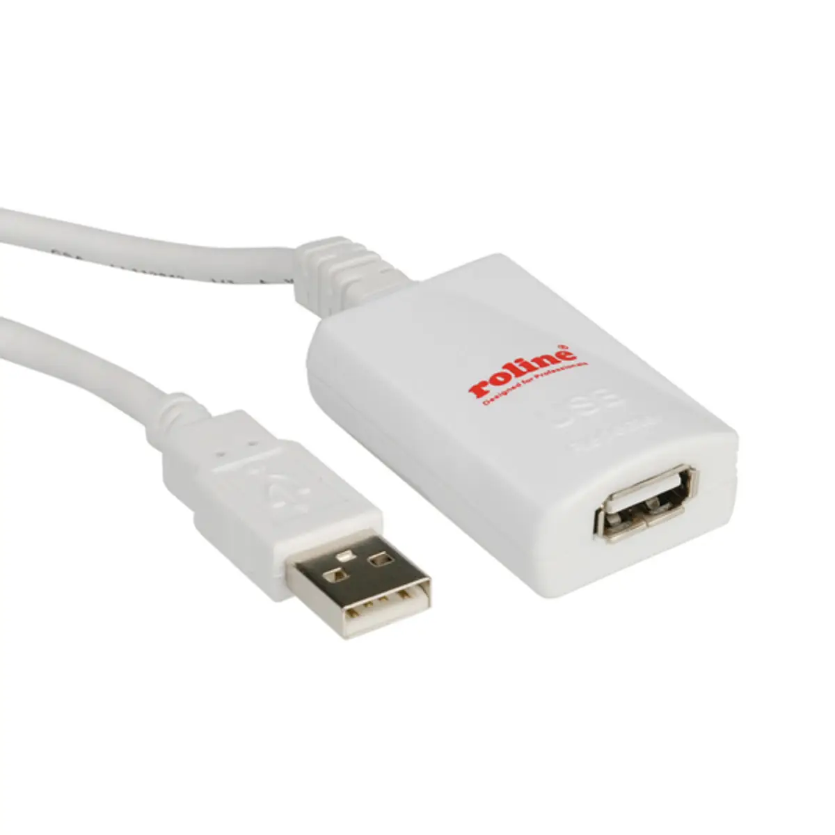 USB2.0 Verlängerungskabel weiß 5m