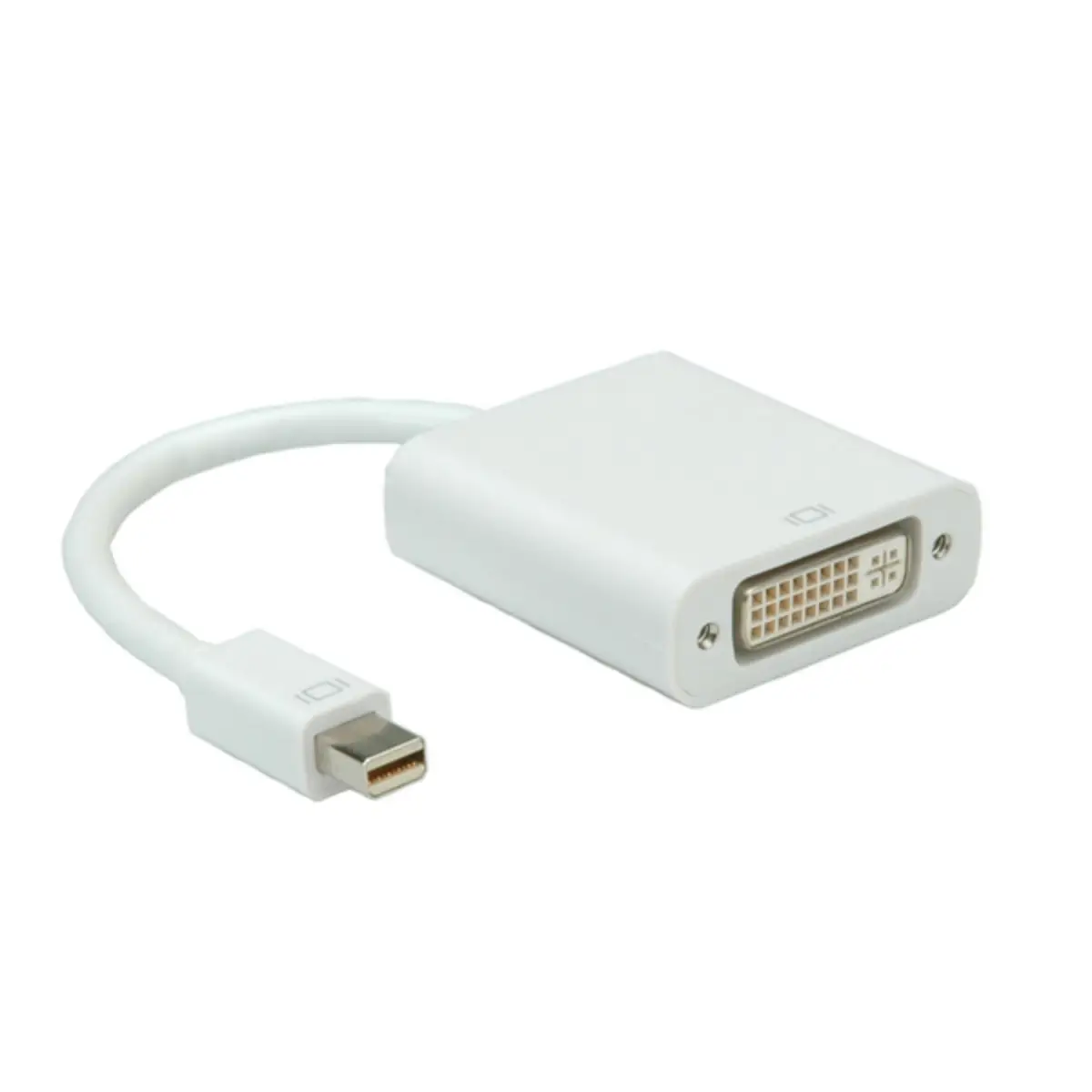 Mini-DisplayPort zu DVI-D Adapter Stecker/Buchse Weiß
