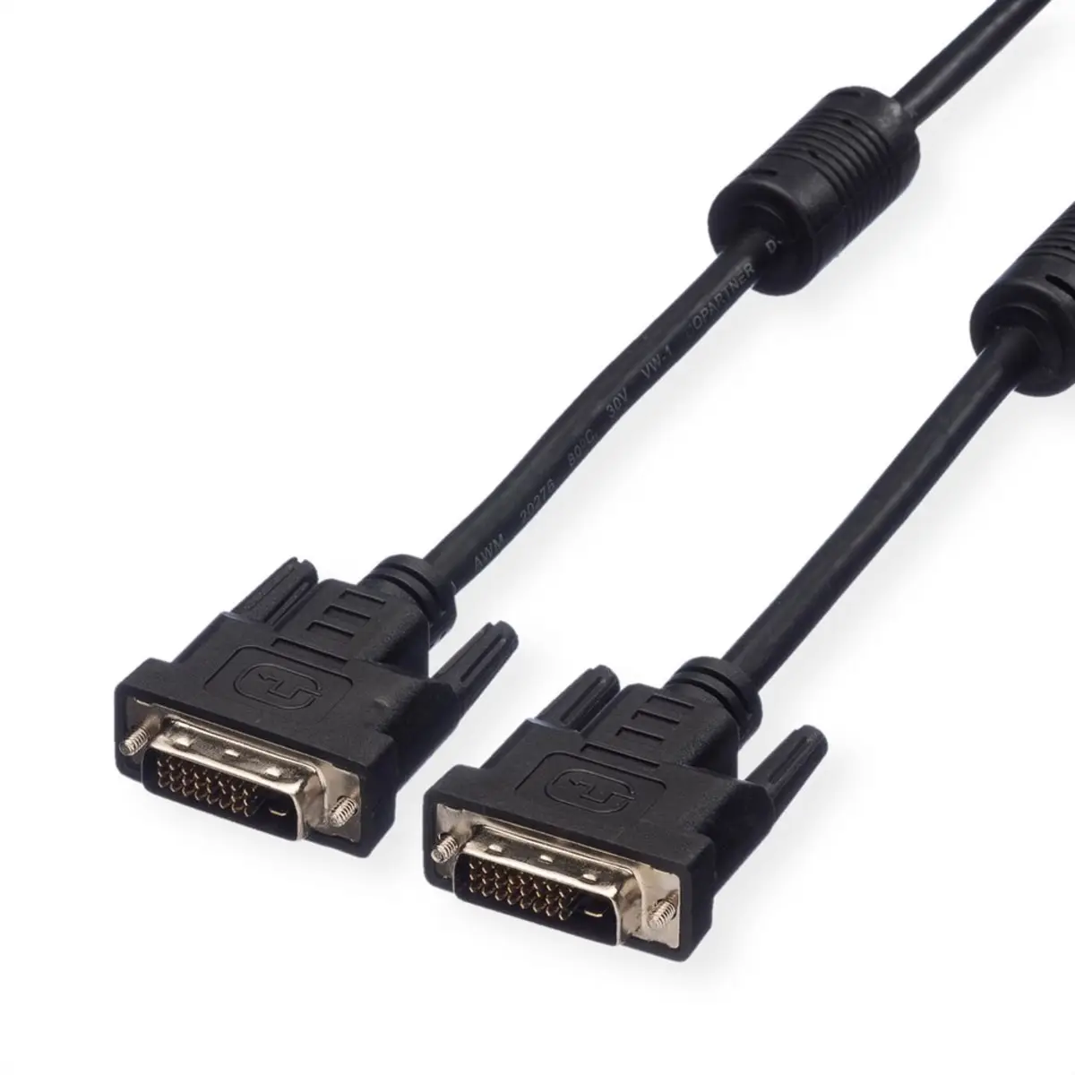 DVI-Monitorkabel DVI-D Stecker schwarz 5m