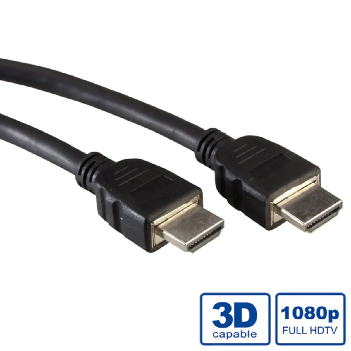 HDMI cable HDMI Typ A, 19-polig/HDMI Typ A, 19-polig grey 1m