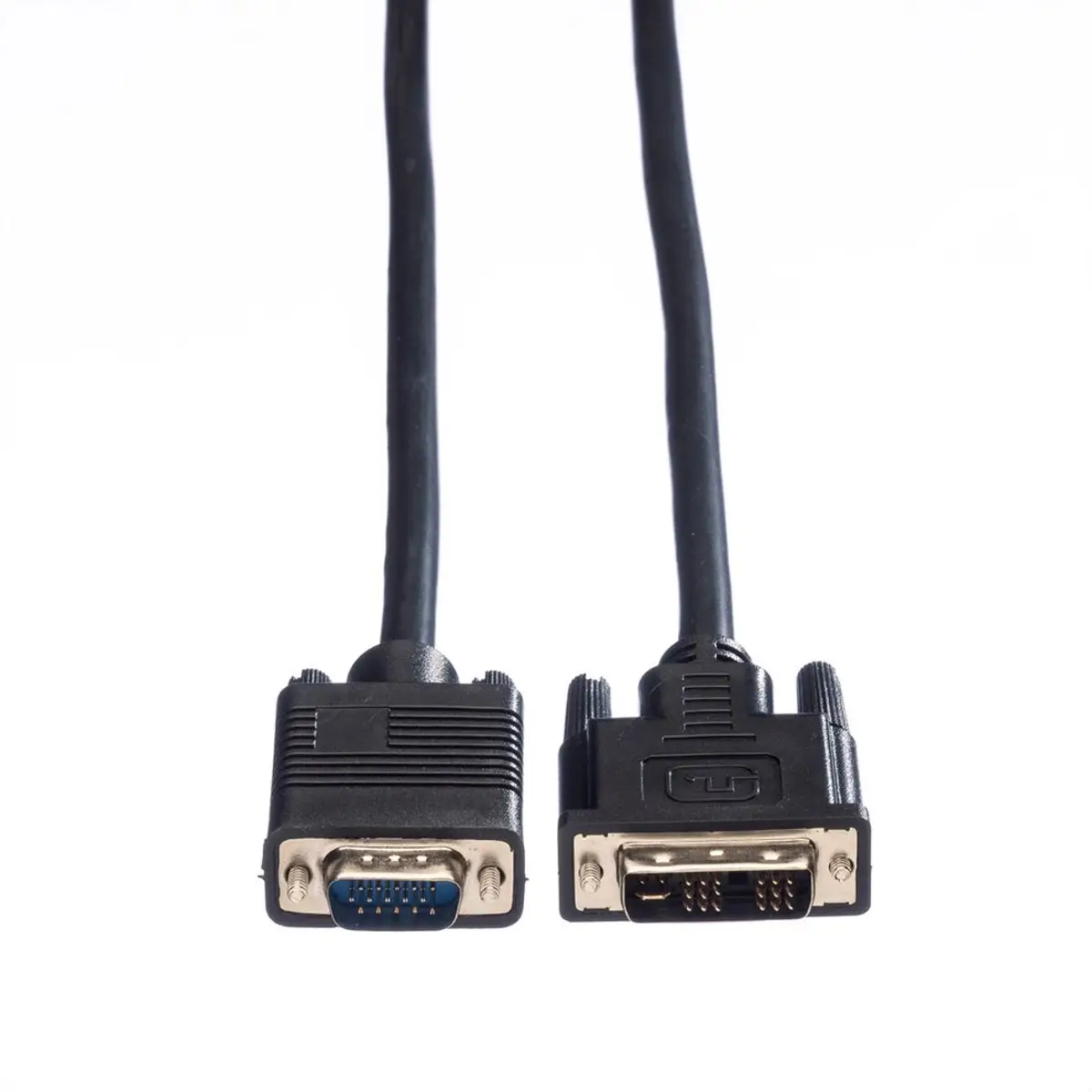 Kabel DVI-A/VGA Stecker/Stecker Schwarz 2m