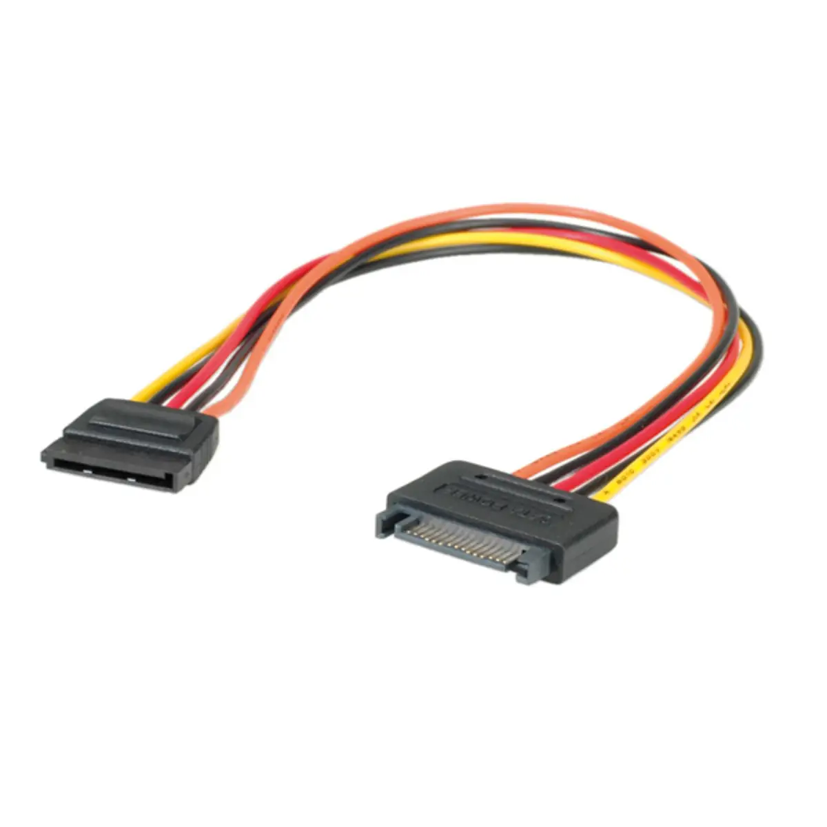 SATA Stromverlängerungskabel SATA Stromstecker 15pol/SATA Stromstecker 15pol 0,3m