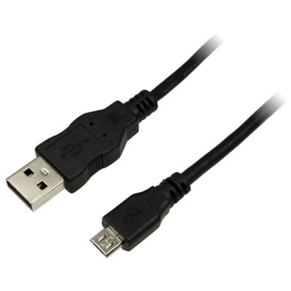 USB2.0 connectioncable micro A plug/micro B plug black 1,8m