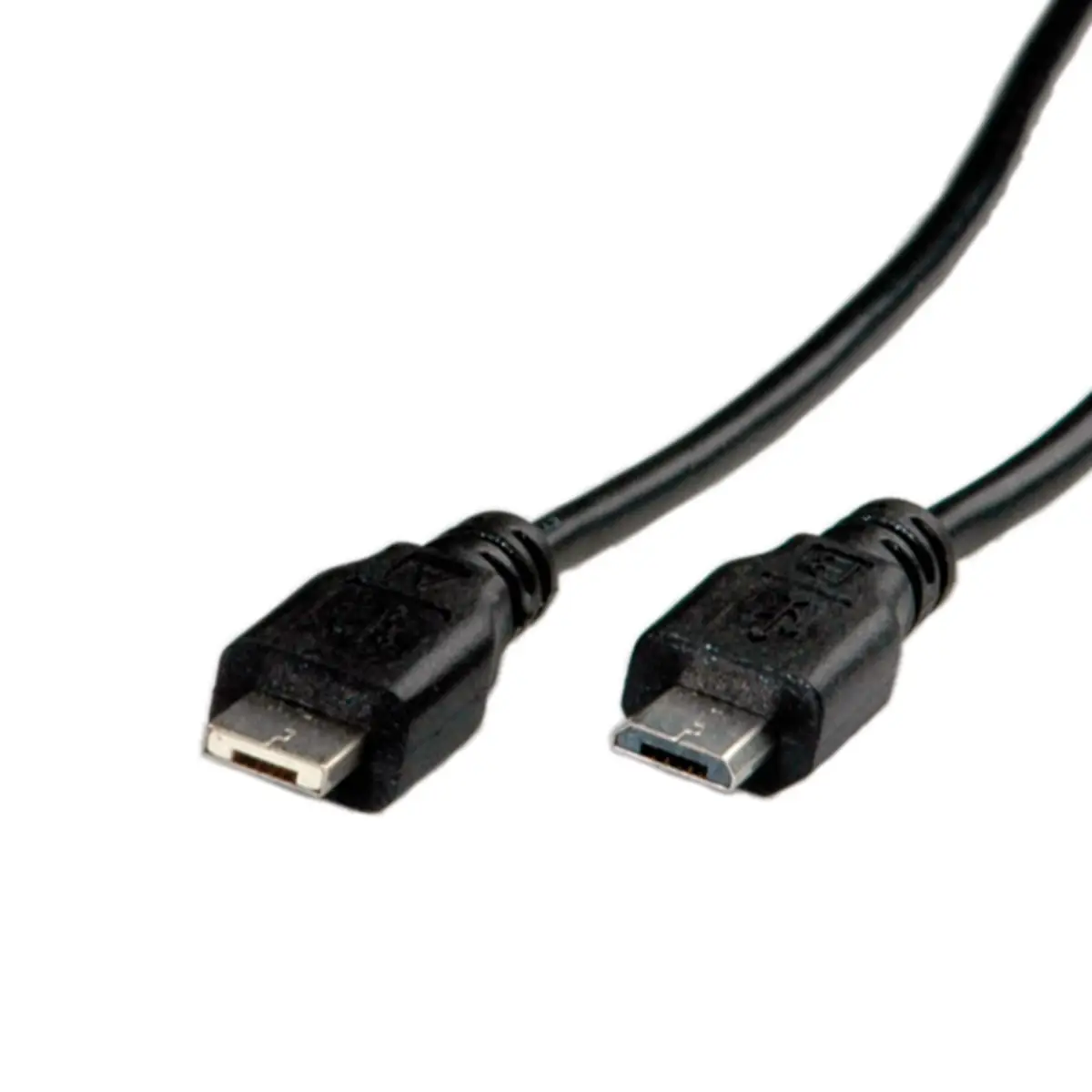 USB2.0 connectioncable micro A plug/micro B plug black 1,8m