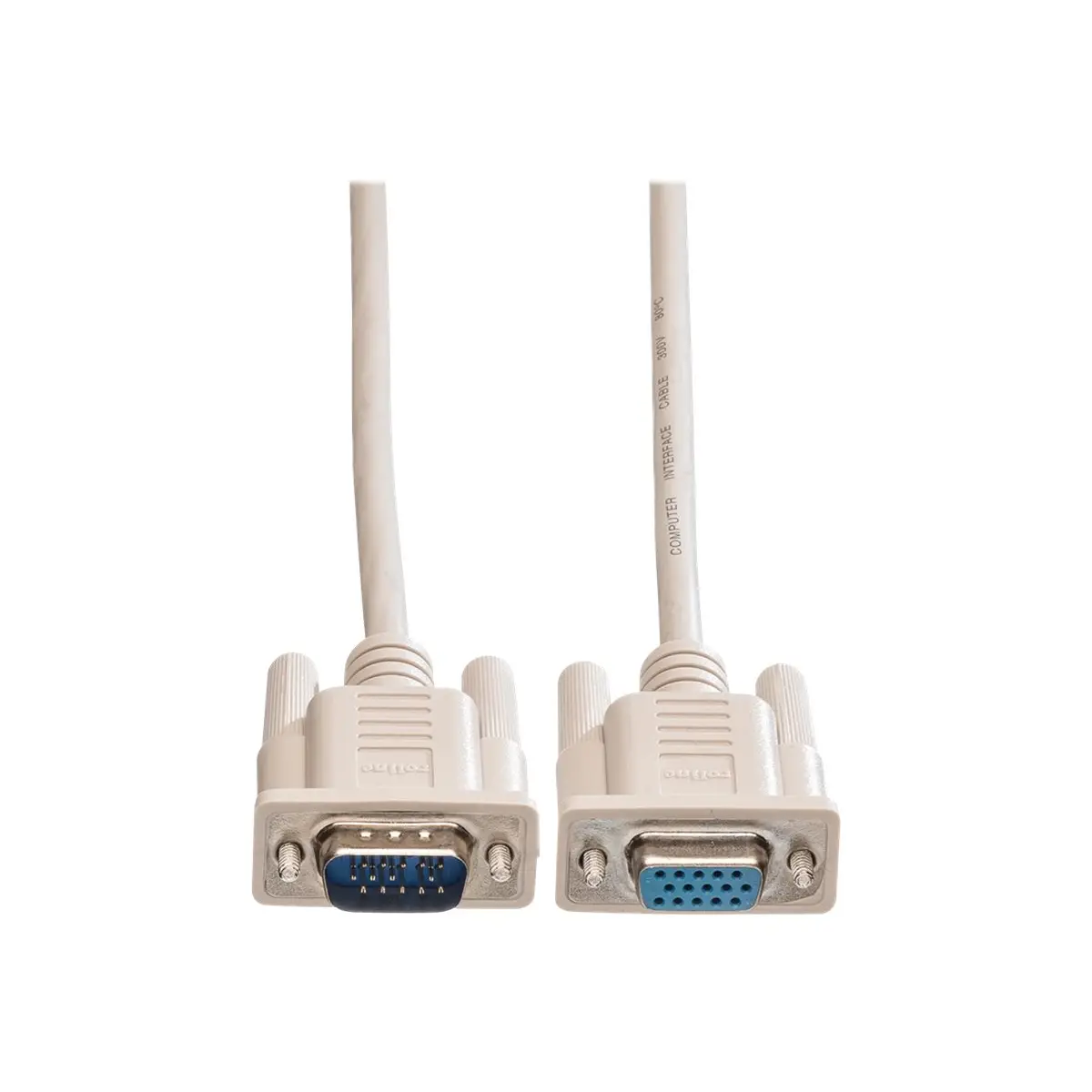 VGA-extensionscable 15pol. plug/15pol socket 3m