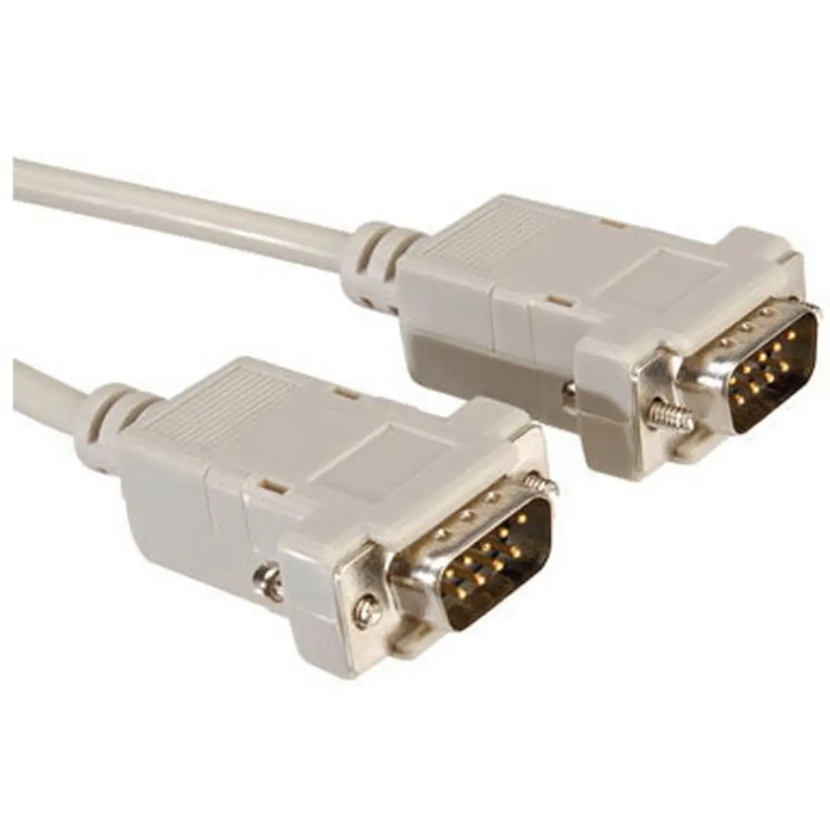 RS232 Kabel DB9 Buchse/Buchse D-Sub 9-pol. grau 1,8m