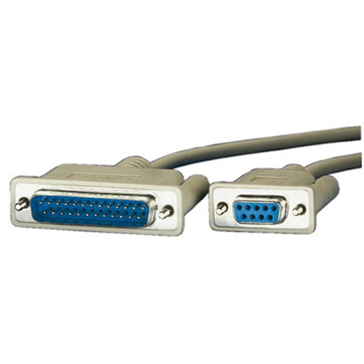 serial connectioncable 9pol socket/25pol plug grey 1,8m