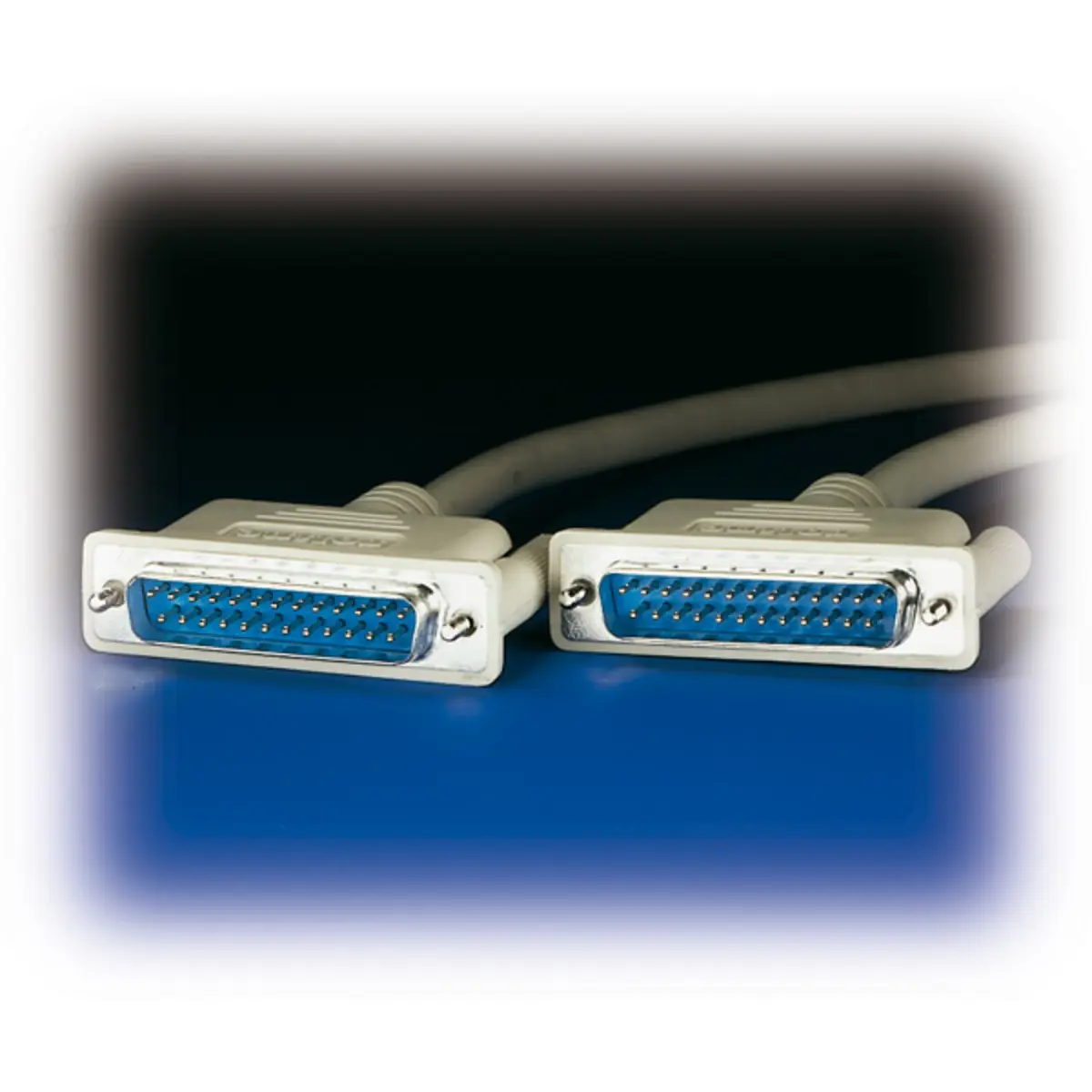 RS232 cable plug/plug D-Sub 25-pol. grey 3m