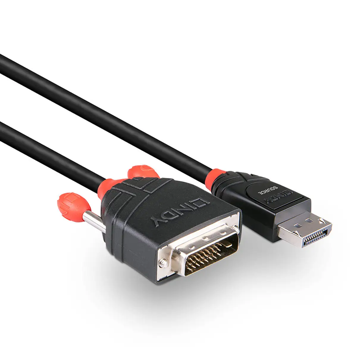 Videokabel DisplayPort/DVI-D Stecker/Stecker Schwarz 5m