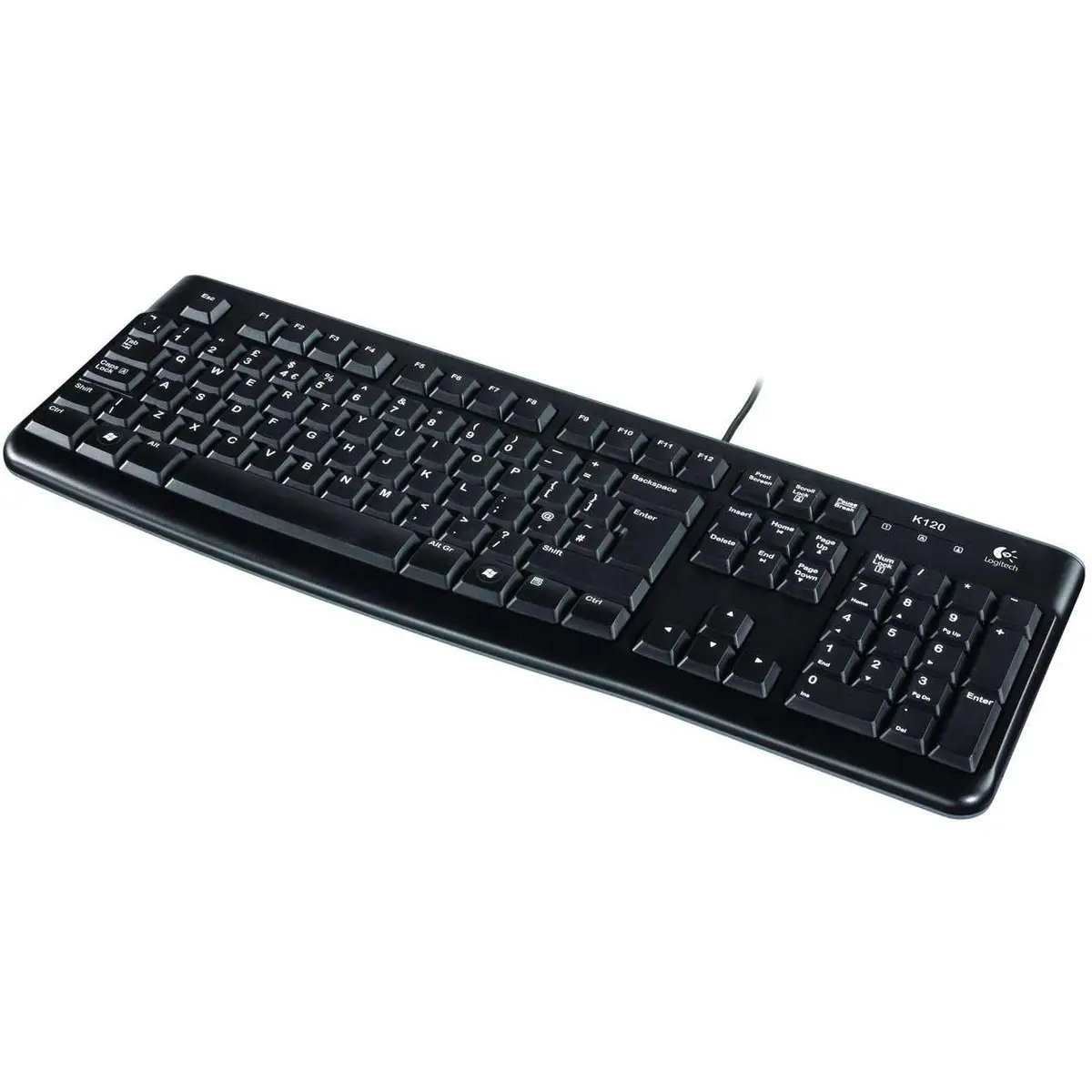 Tastatur K120 for Business USB schwarz Tastatur-Layout Deutsch