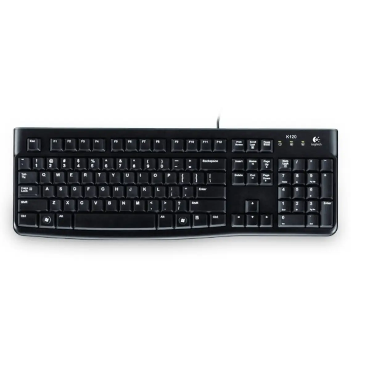 Tastatur K120 for Business USB schwarz Tastatur-Layout Deutsch