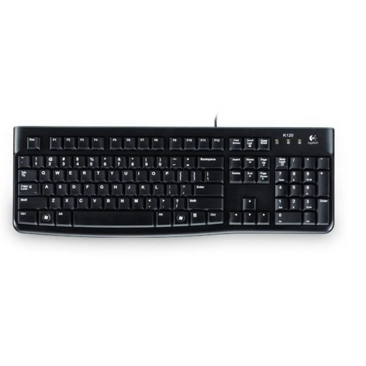 Tastatur K120 for Business USB schwarz Tastatur-Layout Deutsch
