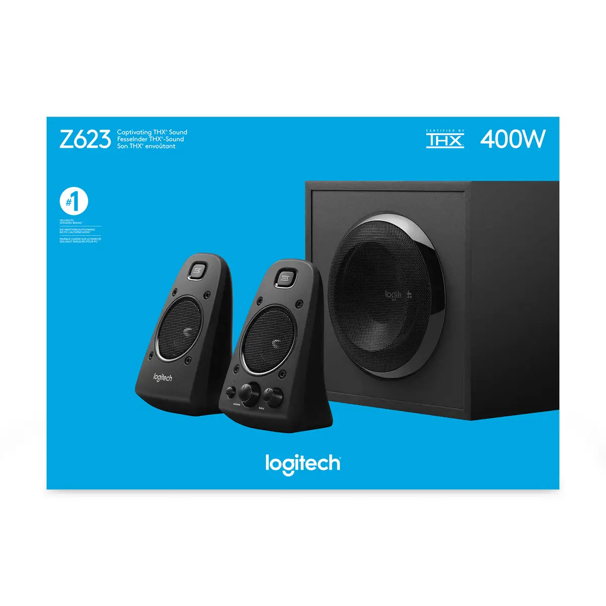 Z623 2.1 Lautsprecher 200 W 3.5 mm Klink