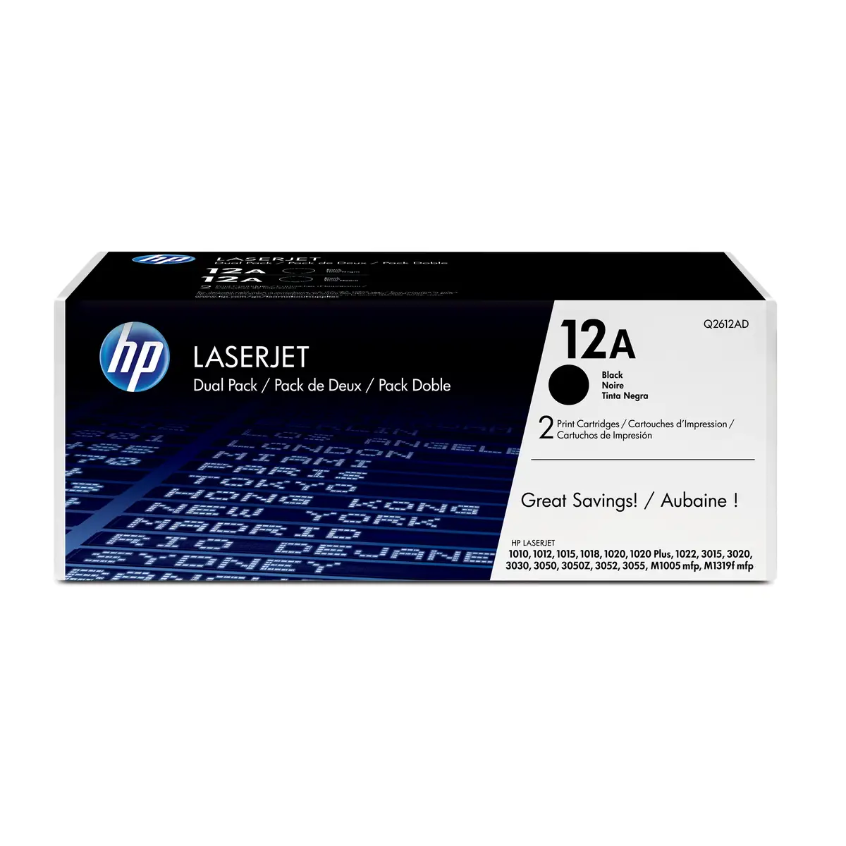Toner Q2612AD ca. 2000 Seiten schwarz Twinpack