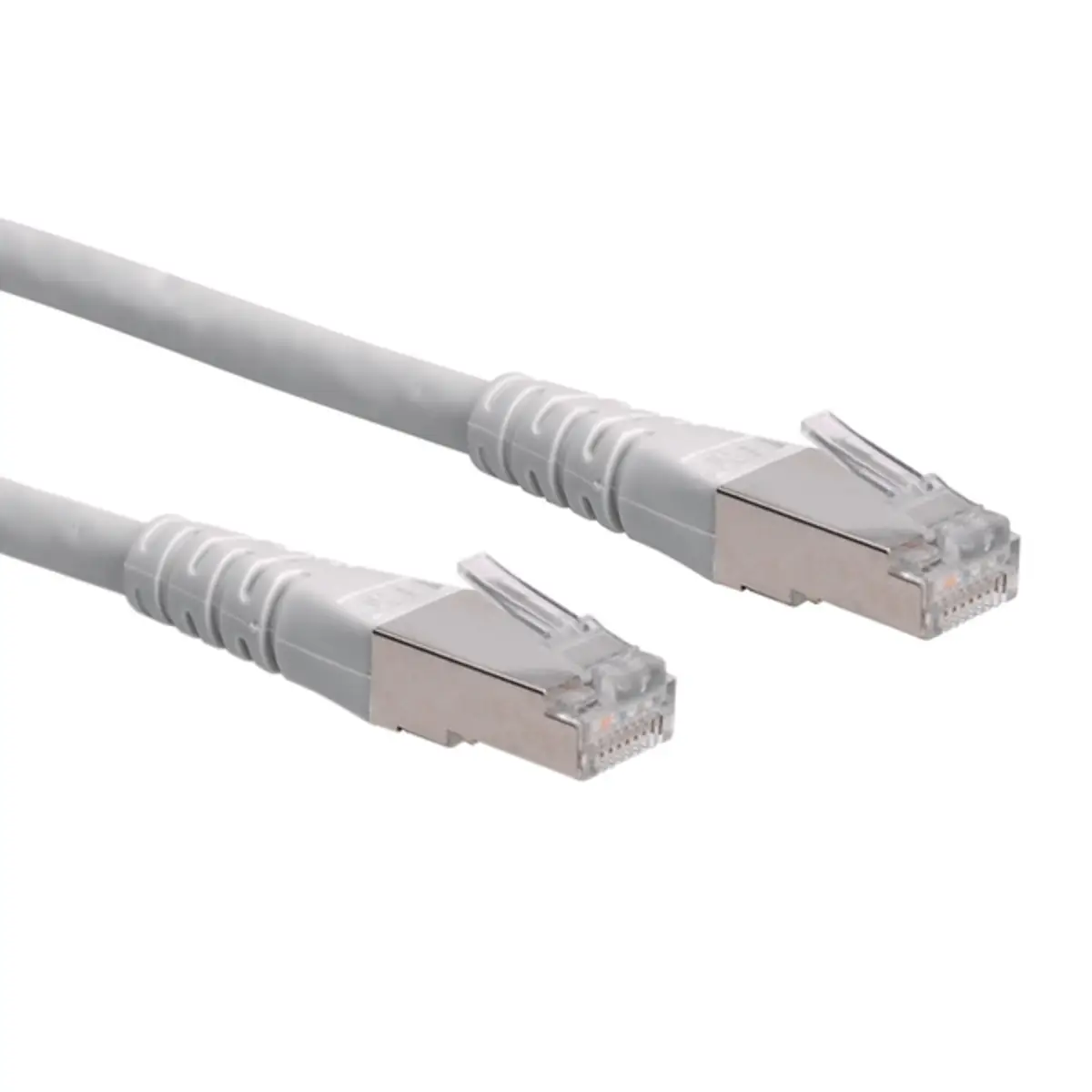 Patch cable RJ-45 S/FTP Cat6 grey 0,3m