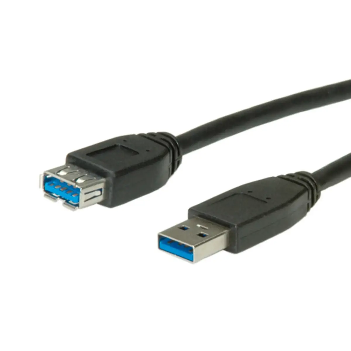 USB3.0 cable plug A/socket A black 0,8m