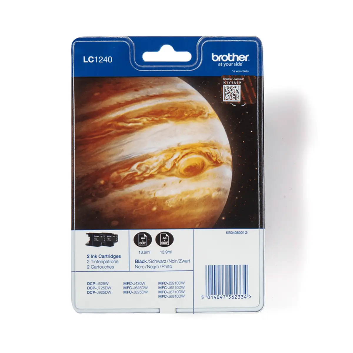 Bredher Ink Cartridgen LC-1240BK black Doppelpack