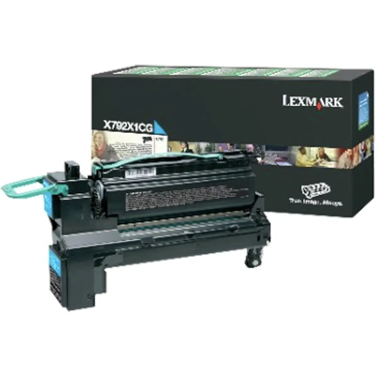 Toner X792X1CG ca. 20000 Seiten cyan