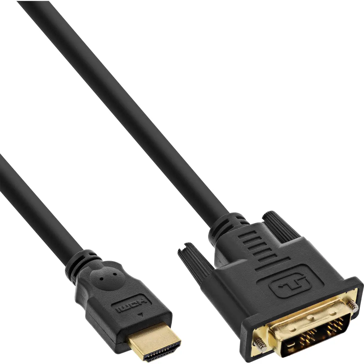 Kabel HDMI/DVI (Single Link) Stecker/Stecker Schwarz 2 m