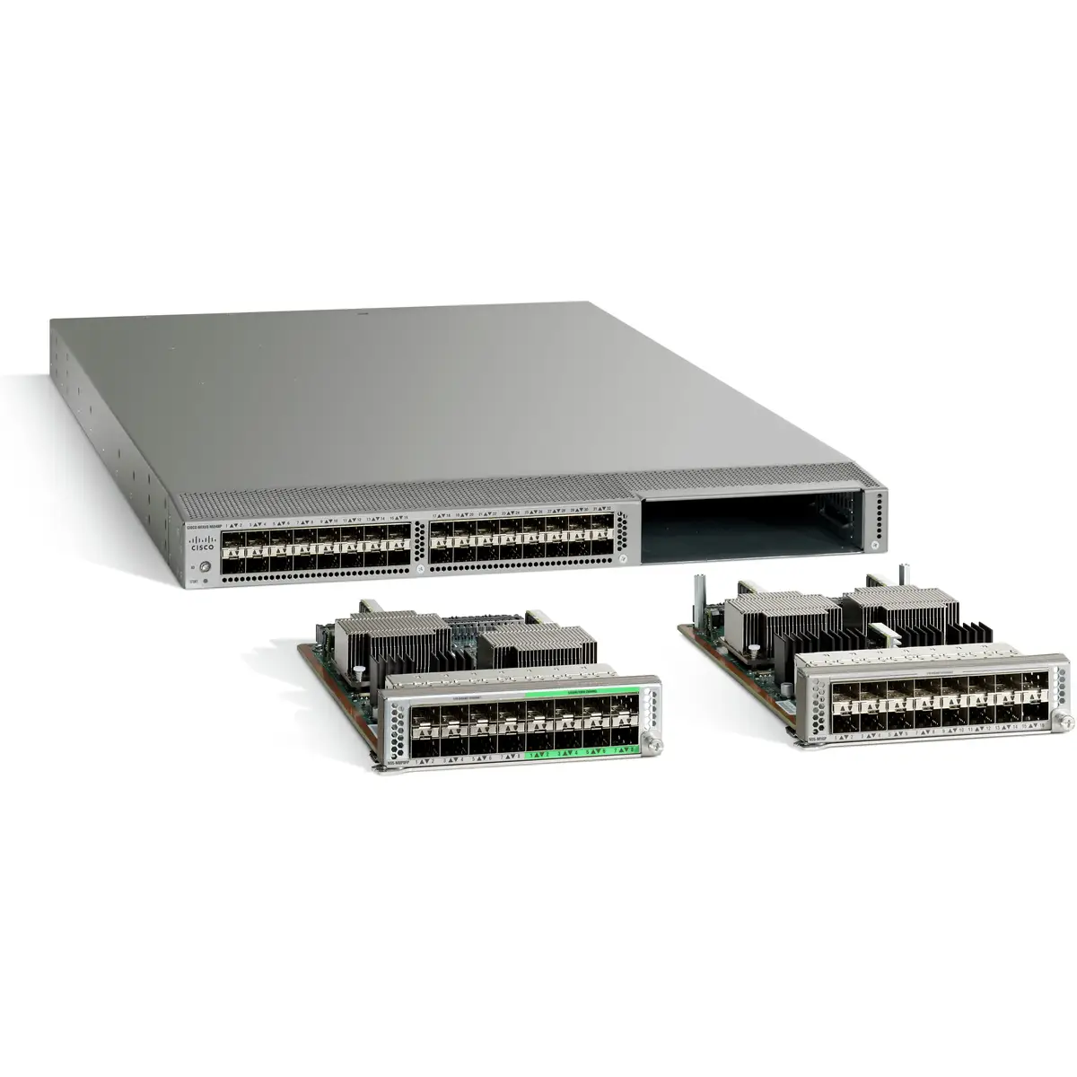 Nexus 5596UP 2RU Chassis, 2PS, 4 Fans, 48 Fixed 10Gigabit Ethernet Ports