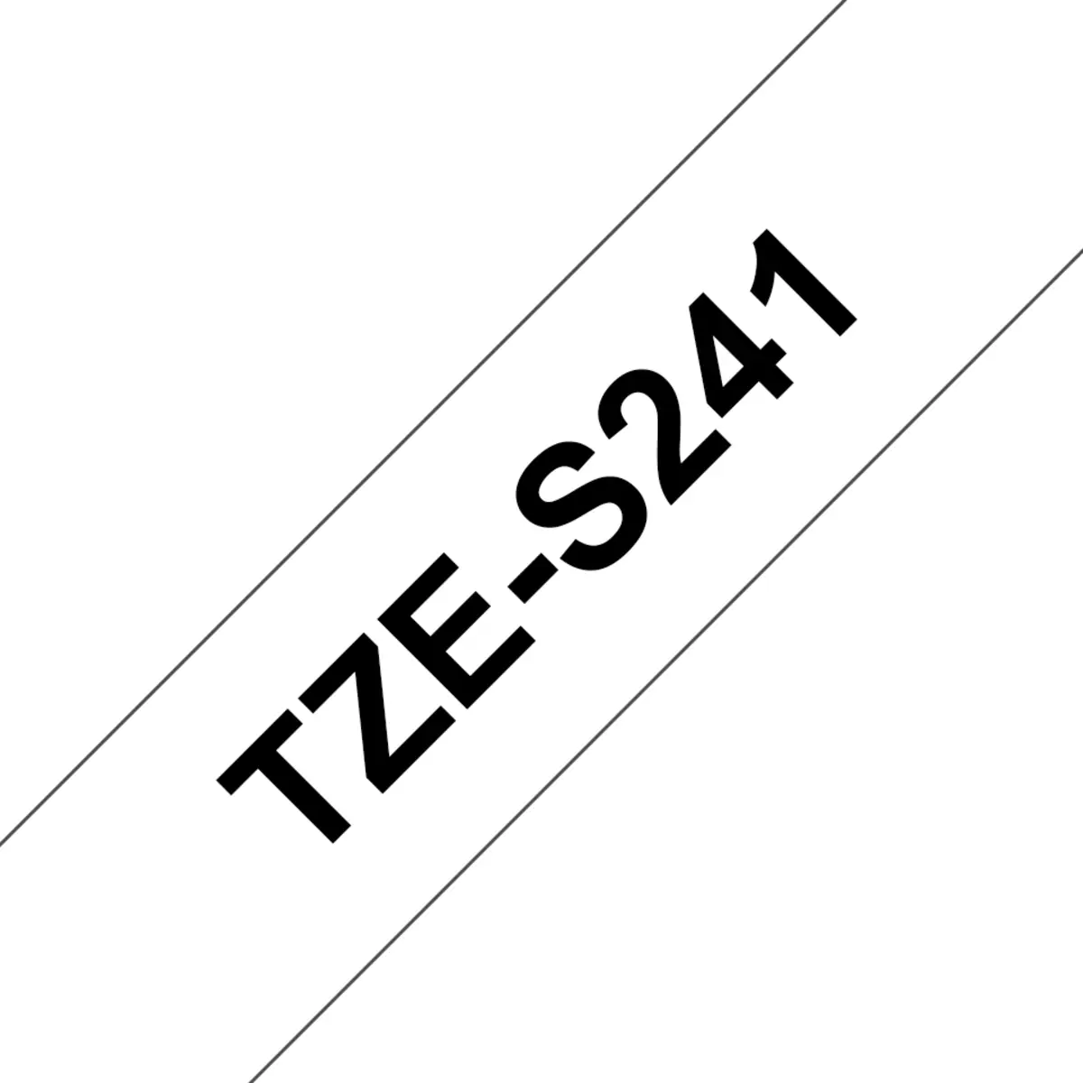 Bredher TZE-S241 18mm x 8m black to white