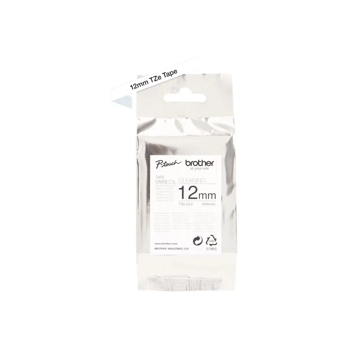 TZECL3 Reinigungskassette 1 Blatt 12mm