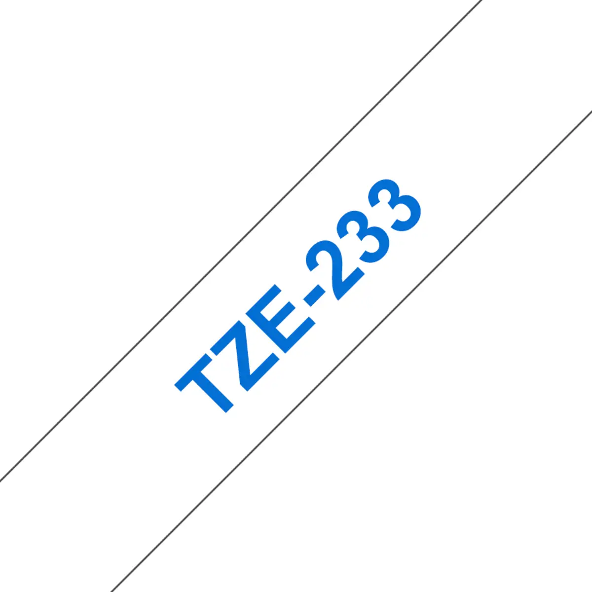 TZE233 Schriftbandkassette blau auf weiß für P-Touch GL-H105, PT-1000, 1010, 1080, 1090, 1280, 1290, 2030, 2470, 2730, 9700, 9800, H75