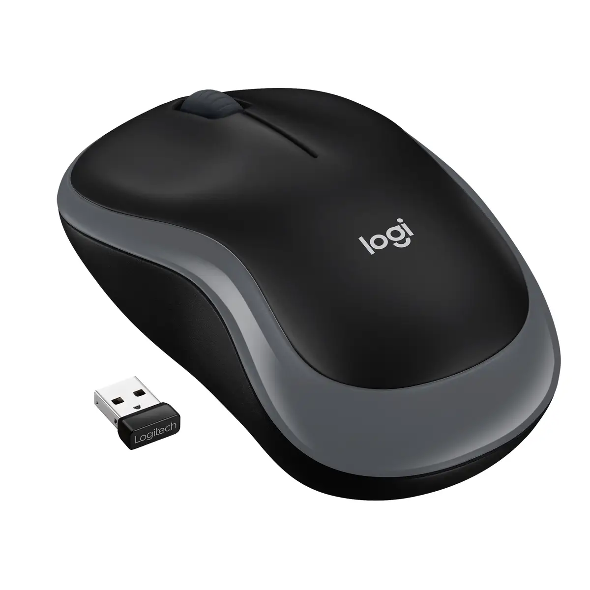 M185 anthracite Notebook-Mouse USB grey 3Keys+Scroll