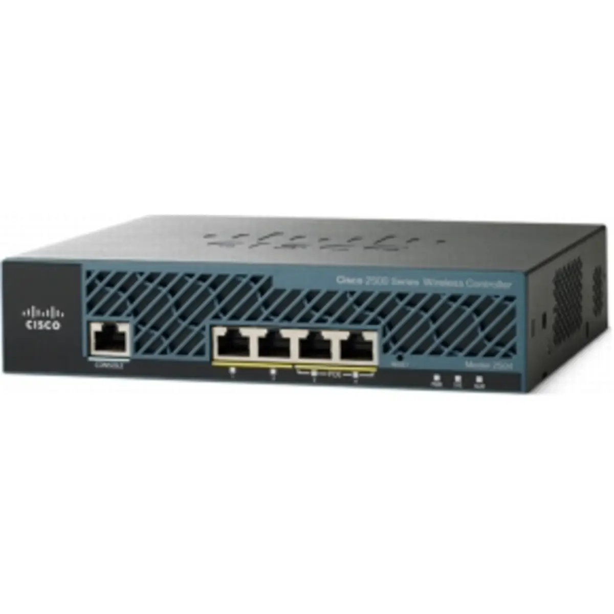 2504 Wireless Controller 50-AP (max. erweiterbar bis 75 AP ), 4x10/100/1000 RJ45, Single Power Supply 27,1 cm breit 1HE