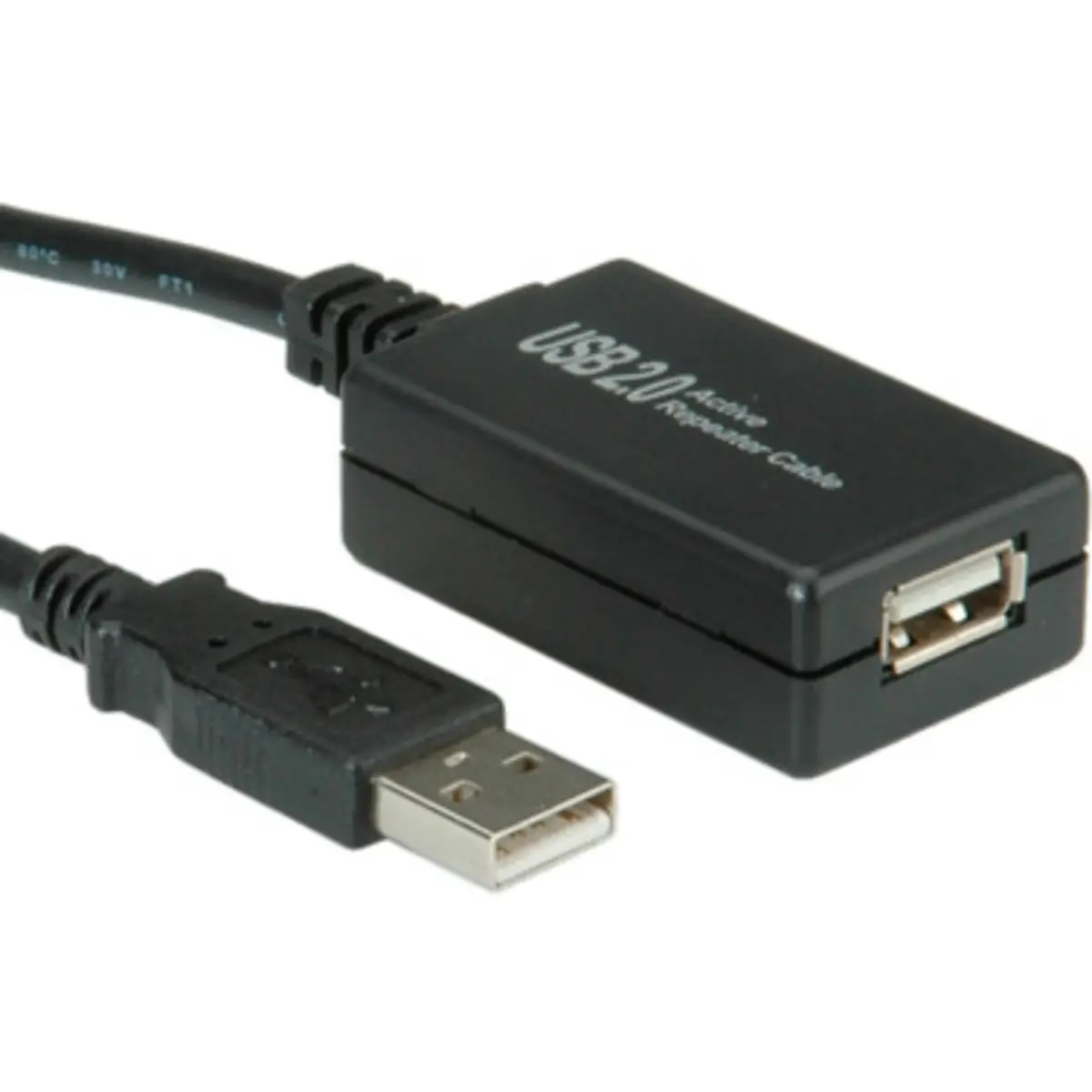 USB2.0 extensionscable plug A/socket A active 12m