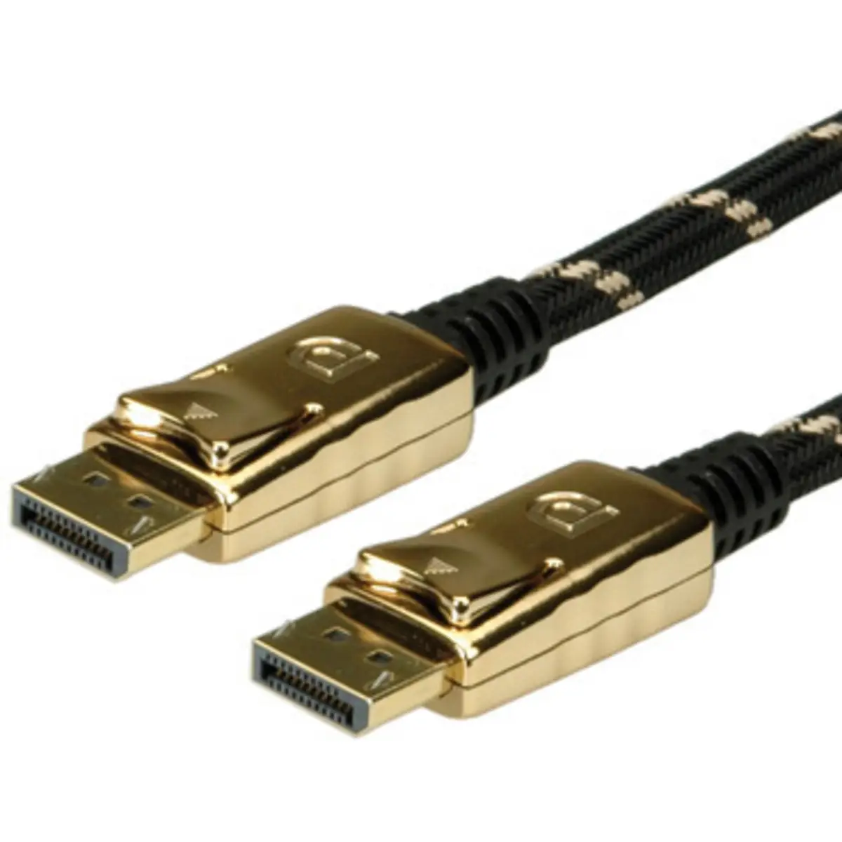 DisplayPort Kabel DisplayPort/DisplayPort Stecker/Stecker Schwarz/gold 2m