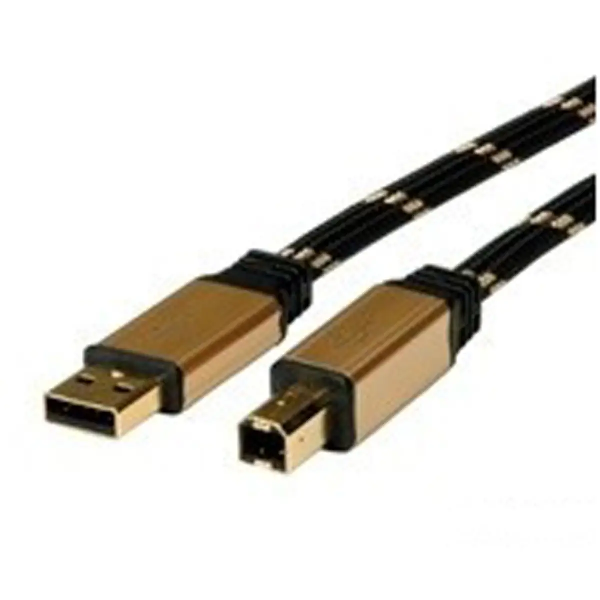 USB 2.0 Verbindungskabel Stecker A/Stecker B vergoldet 3m