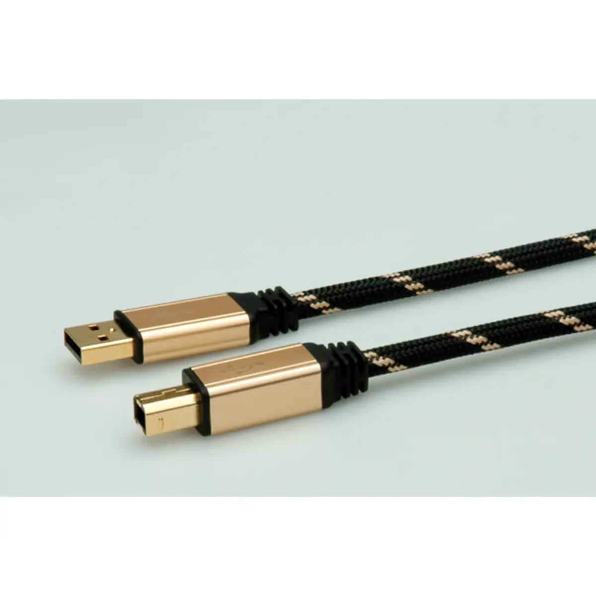 USB 2.0 Verbindungskabel Stecker A/Stecker B vergoldet 3m