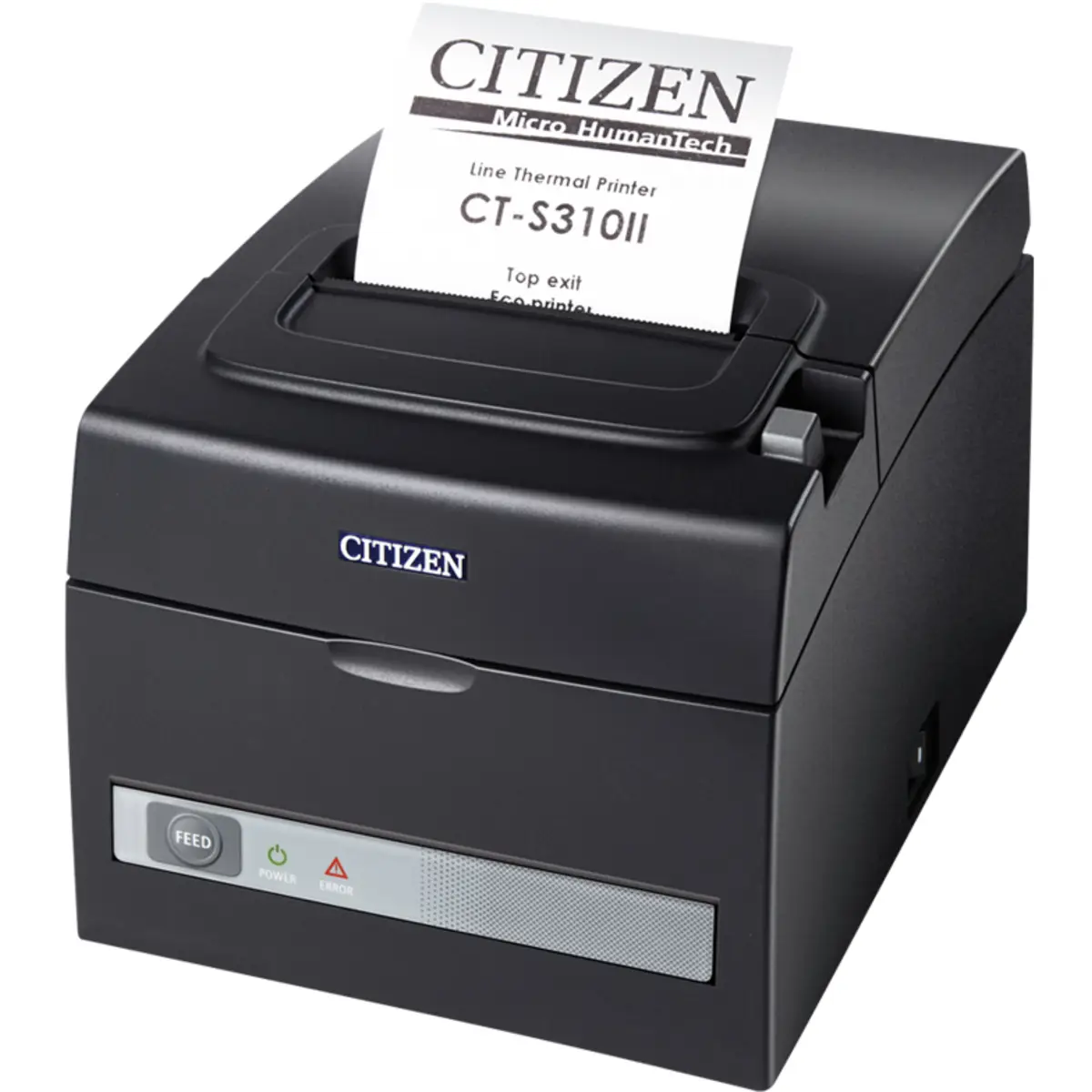 CT-S310II, Dual-IF, 8 Punkte/mm (203dpi), Cutter, Schwarz