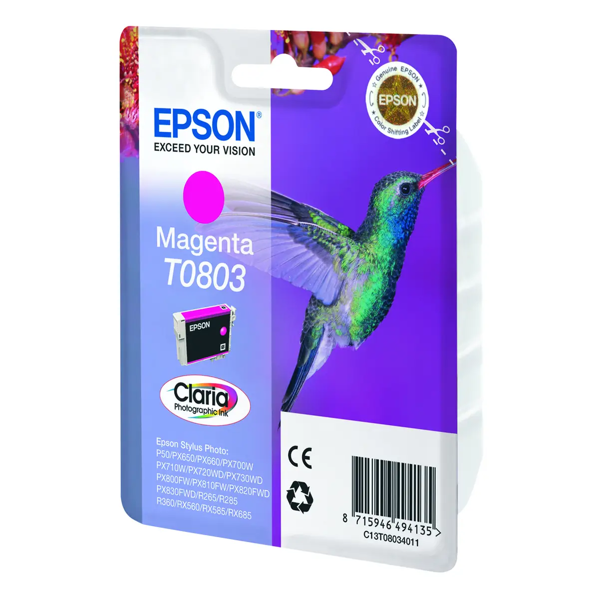 Tintenpatrone T0803 magenta