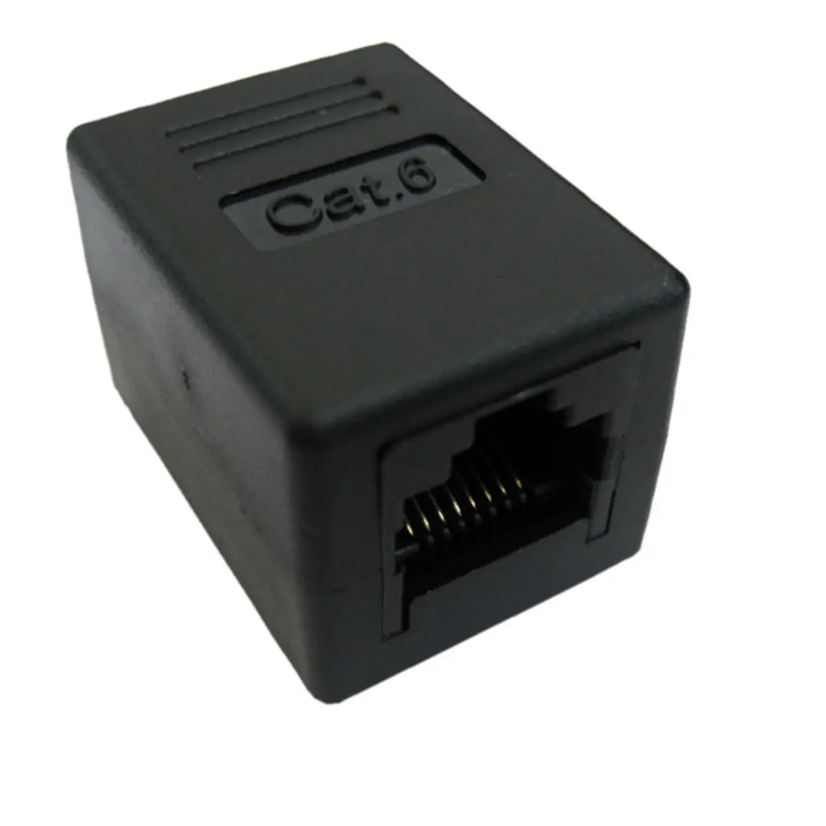 RJ-45 Kupplung ungeschirmt Cat.6 UTP schwarz