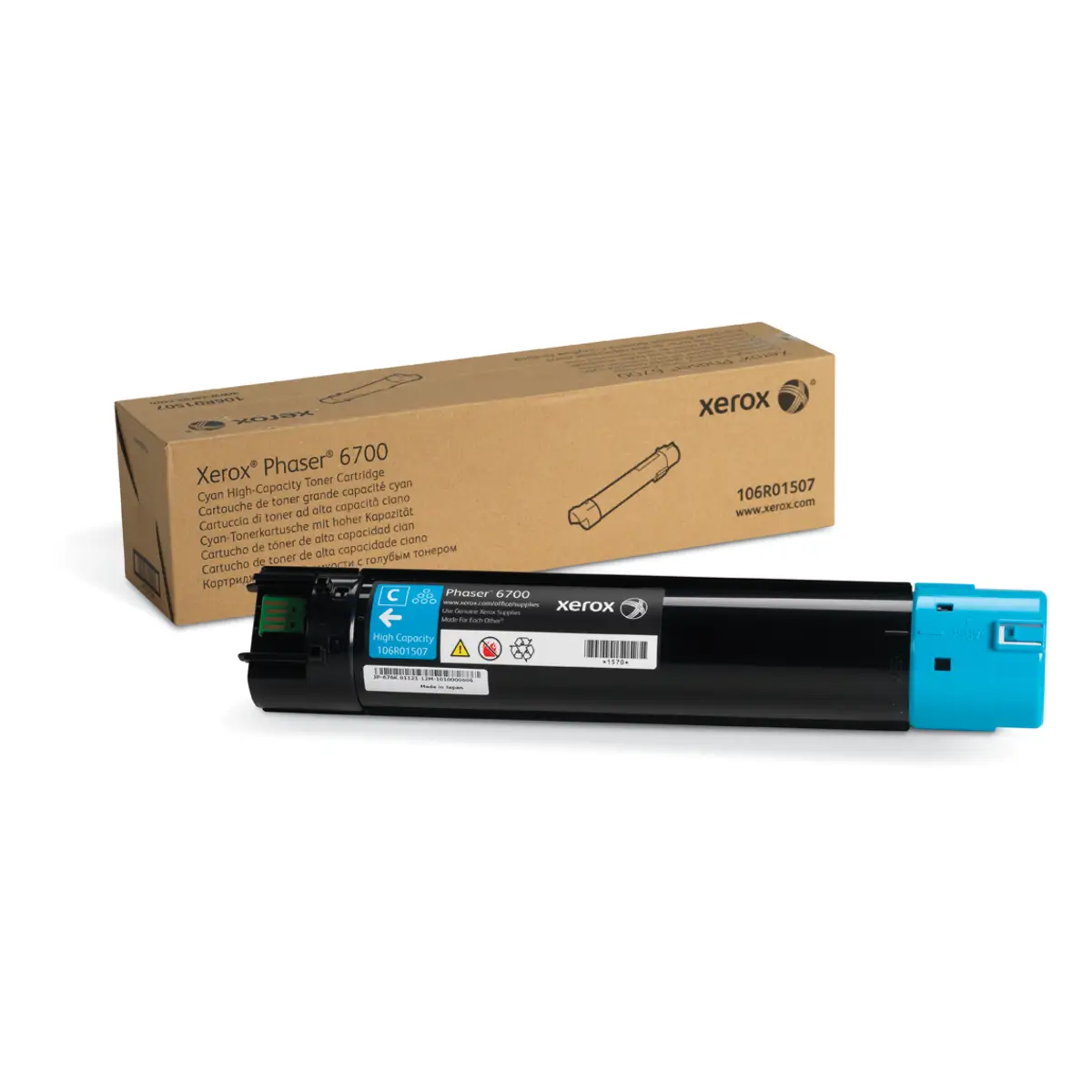 Toner 106R01507 ca. 12000 Seiten cyan