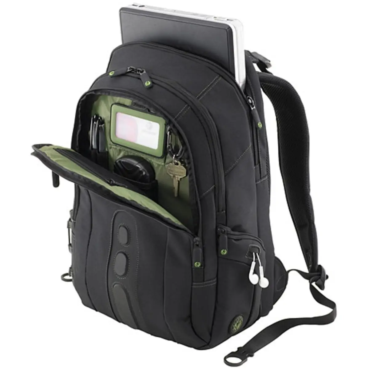 EcoSpruce Backpack für 39,6cm (15,6'') Notebooks PET schwarz