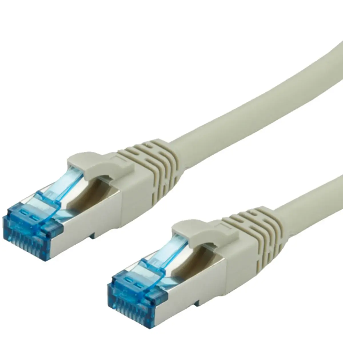 Patch cable RJ-45 S/FTP Cat6a grey 3m