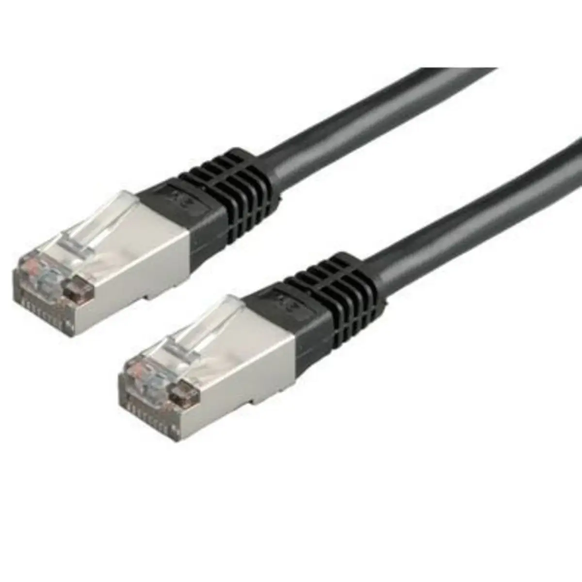 Patch cable RJ-45 S/FTP Cat6 black 7m