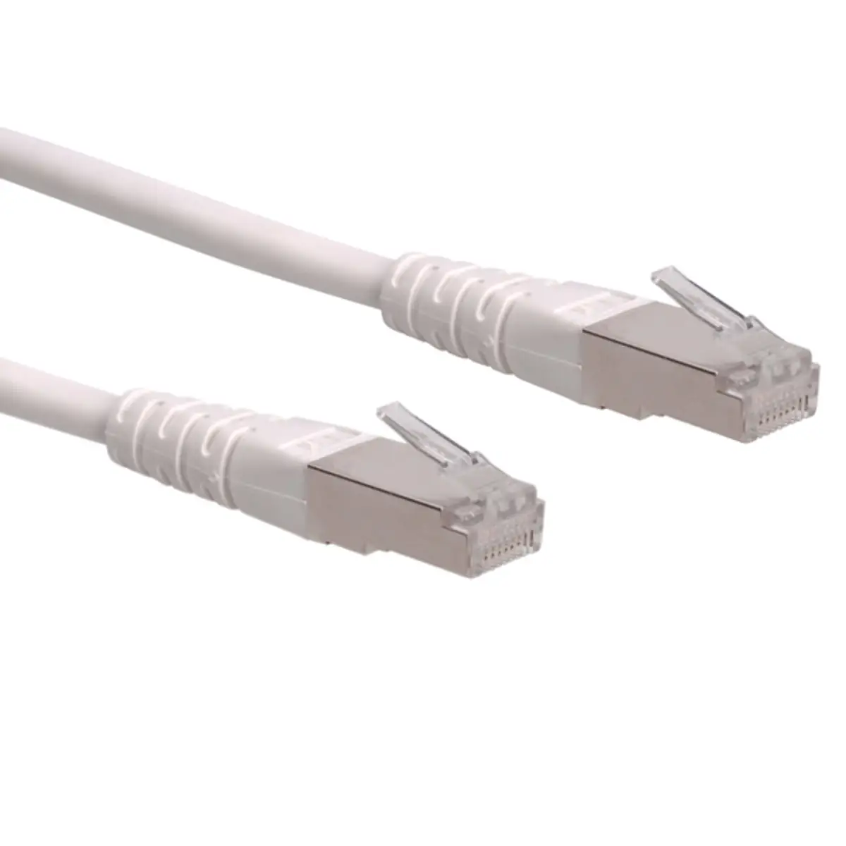 Patch cable RJ-45 S/FTP Cat6 White 0,3m